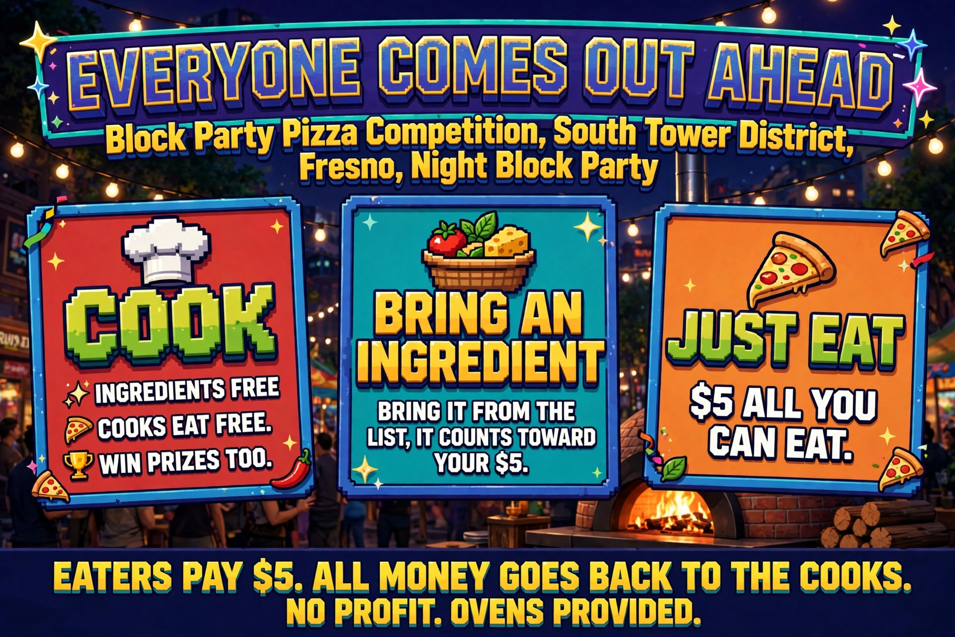 How the Block Party Pizza Competition works
